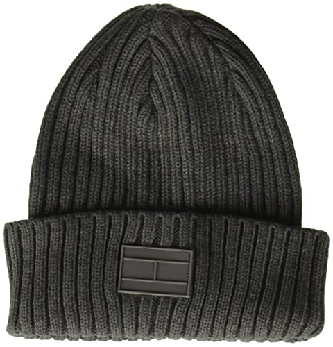 Tommy Hilfiger Mtze Ribbed Cuff czapka beanie-Mtze, antracytowy, jeden rozmiar