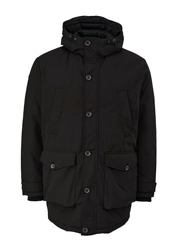 s.Oliver Big Size Płaszcz outdoorowy, czarny, 3XL