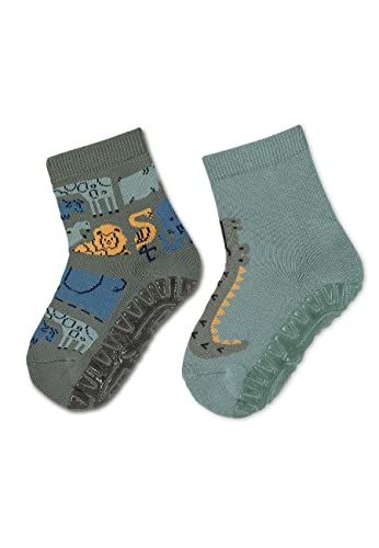 Sterntaler Unisex dziecięce skarpety FLI Air DP dżungla, ciemnozielony, 18