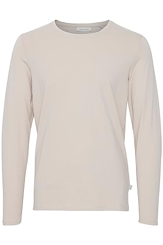 CASUAL FRIDAY CFTheo LS t-shirt męski z długim rękawem Basic Slim Fit, 154503_chateau szary, M