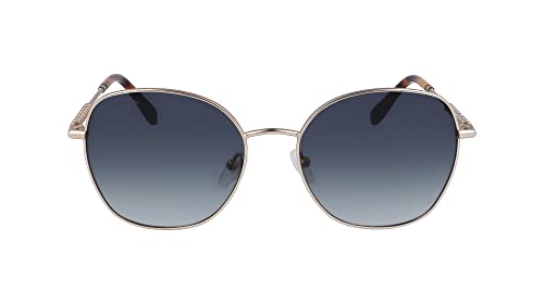 Lacoste Damskie okulary przeciwsłoneczne L257S, matowe złoto, jeden rozmiar, Matowy złoty, Rozmiar uniwersalny