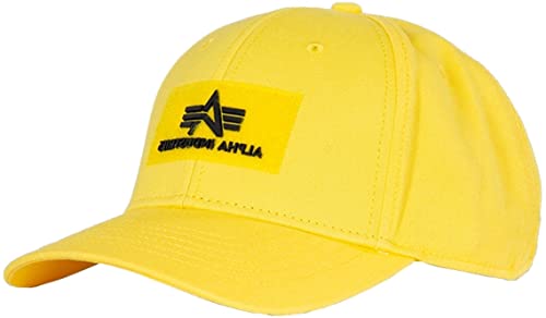 ALPHA INDUSTRIES VLC II Czapka z daszkiem Unisex Dorosły, Żółty (Prime Yellow - 229), rozmiar uniwersalny