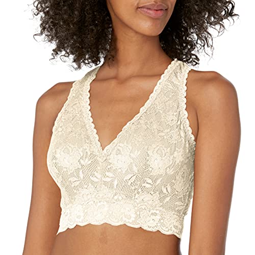 Cosabella Damski biustonosz Say Never Curvy Racerback typu bralette Plunge-BH, Canvas, S