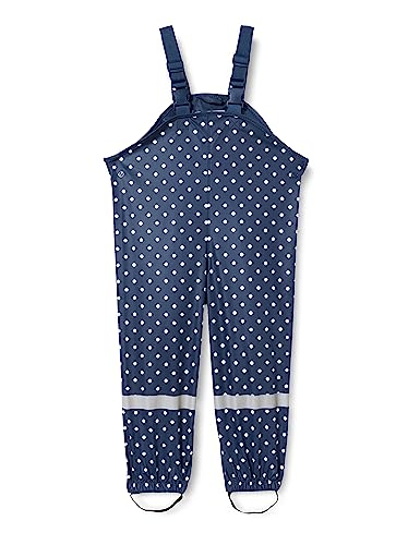 Playshoes Dziewczęce spodnie przeciwdeszczowe, 11 - Marine, 104 cm