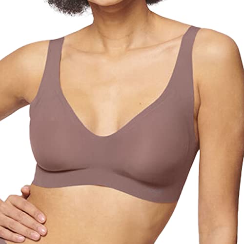 Sloggi Kobiety Zero Feel Bralette Ex Biustonosz, Beżowy, S