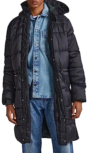 Pepe Jeans Parka męska Blai Puffer, czarny (czarny), M