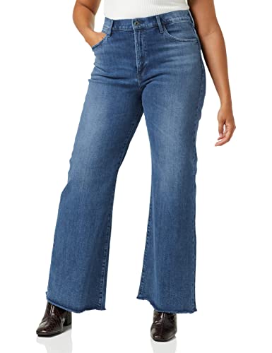 G-STAR RAW Deck Ultra High Wide Leg Jeansy damskie, Niebieski (Faded Santorini C911-c767), 25W x 32L