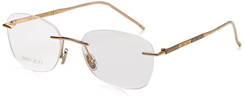 Jimmy Choo Okulary Jc365, różowe złoto, 53 damskie, różowe złoto, różowe złoto