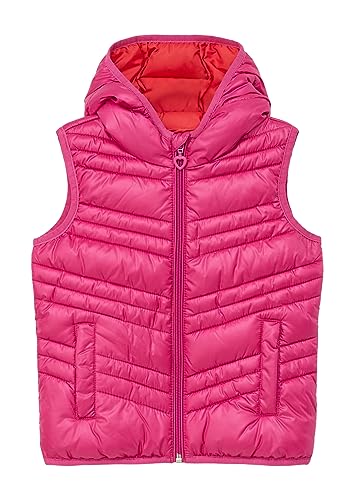 s.Oliver Dziewczęce kurtki outdoorowe, bez rękawów, Rosa, 110 cm