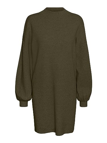 VERO MODA Damska minisukienka dzianinowa, Rifle Green, S