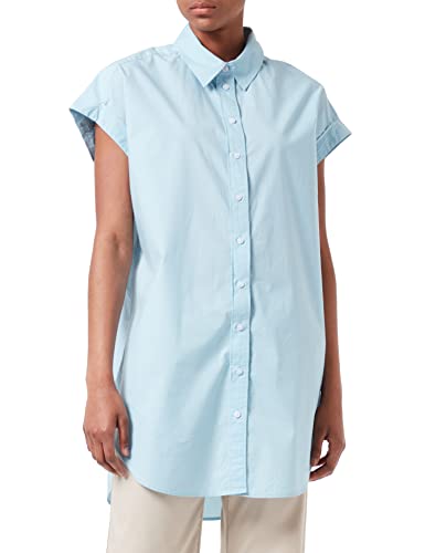 TOM TAILOR Denim Damski Bluzka Basic 1031300, 26298 - Calm Cloud Blue, M