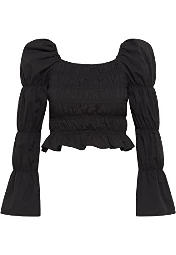 faina Damska bluzka tuxe, czarna, XL, Schwarz, XL