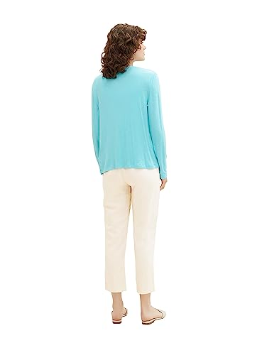 TOM TAILOR Damski kardigan Basic na lato, 26007 - Teal Radiance, XL
