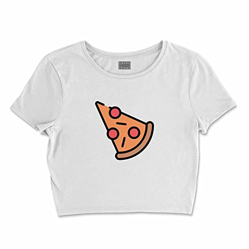 Bona Basics, Damski T-shirt basic, z nadrukiem cyfrowym, 100 bawełny, biały, swobodny, damski top, rozmiar: L, biały, L Krótki