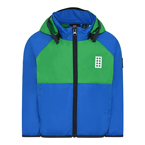 LEGO Jungen Regenjacke Windjacke 5.000 Wassersäule Atmungsaktiv Winddicht LWJochy 206 kurtka, 557 niebieski, 122