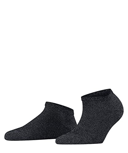 FALKE Kobiety Skarpety do trampek Shiny W SN Trwały Lyocell krótkie jednokolorowe 1 Para, Niebieski (Dark Navy 6370), 39-42