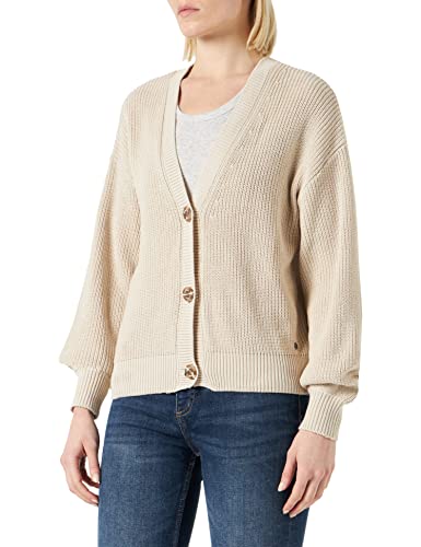 Garcia Damski kardigan Knit kurtka z dzianiny, Almond, L, Migda?owy, L