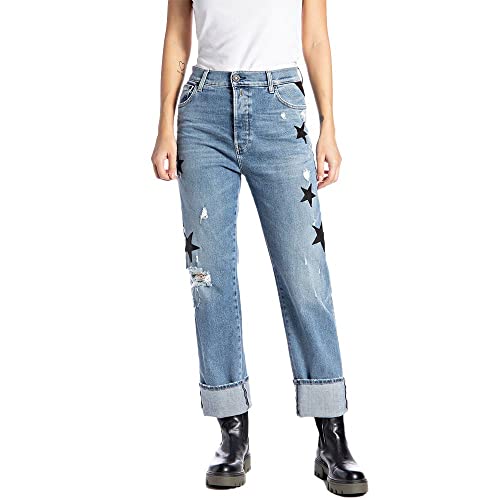 Replay Jaylie dżinsy damskie, 009 Medium Blue, 29W / 30L