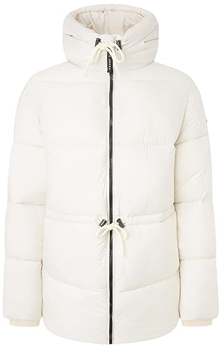 Pepe Jeans Kurtka damska Misty Puffer, beżowy (kość słoniowa), XS