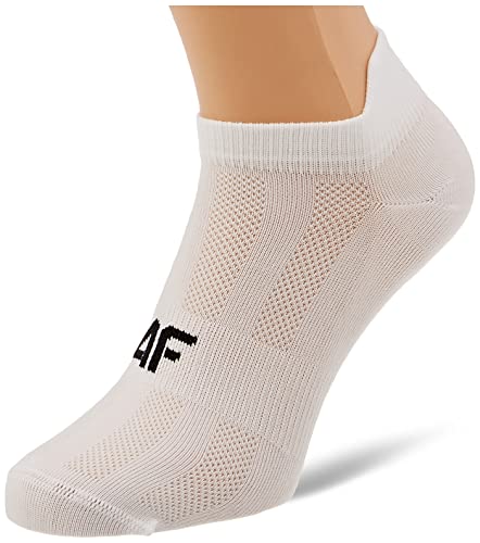 4F Socks SOM003, białe, 39-42 dla mężczyzn, białe, biały, 39-42 EU