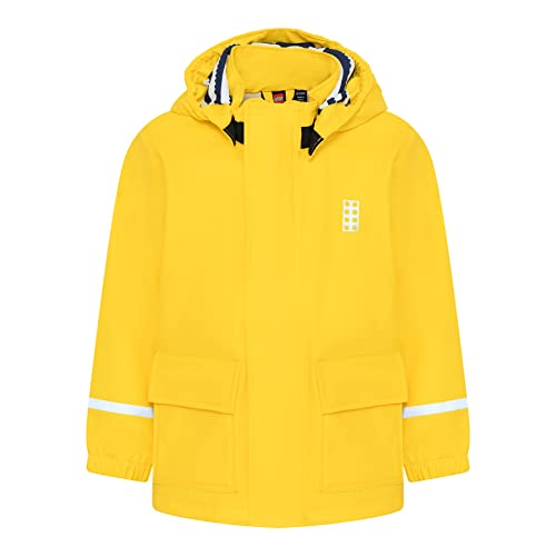 LEGO Regenjacke Regenmantel 100% Wasserdicht LWJochy 201 kurtka przeciwdeszczowa, 207A żółta z granatową, 116