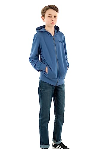 Levi's Chłopięca bluza z kapturem z logo Lvb 9eg980 z kapturem, True Navy, 12 Lat