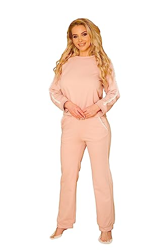 Kalimo Damska kurtka ANTAO – różowa – XL Soft Touch Cotton, Rosa, XL