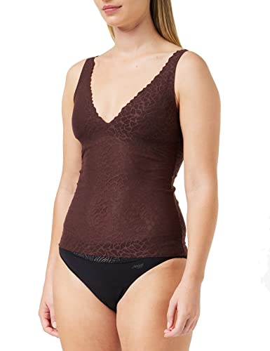 sloggi Damski biustonosz Zero Feel Lace 2.0, Ebony Brown, M