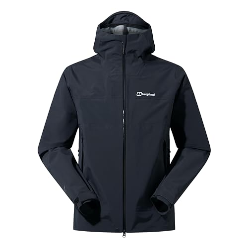 Berghaus Kurtka męska Highland Storm 3L wodoodporna, Czarny / czarny, 3XL