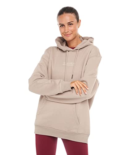 Unbekannt Damski sweter z kapturem Tribeca, beżowy, L