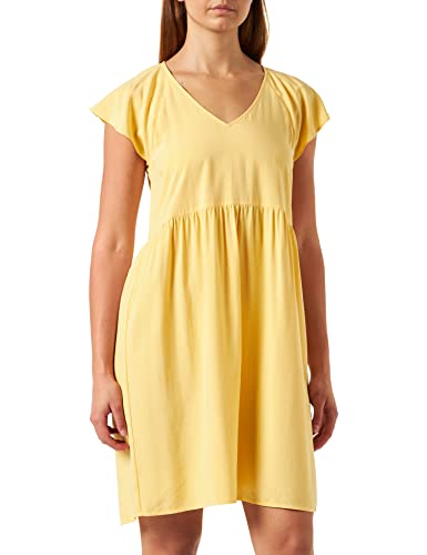 Q/S by s.Oliver Sukienka damska krótka, Żółty 1317, 34