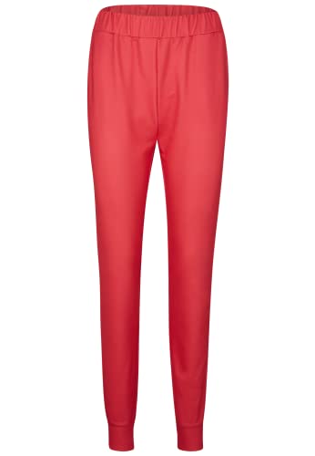 Fila Spodnie damskie Roseto z wysokim stanem, Róż czerwień, L