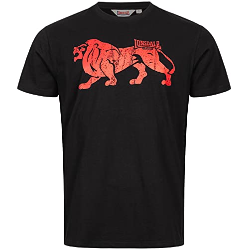 Lonsdale Koszulka męska Endmoor, czarny, 3XL