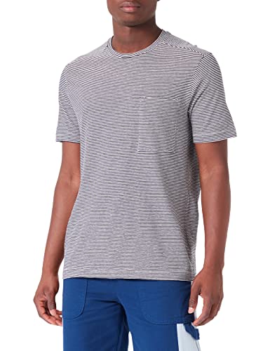 United Colors of Benetton Koszulka męska, Ciemnoniebieski wzór w paski 616, M