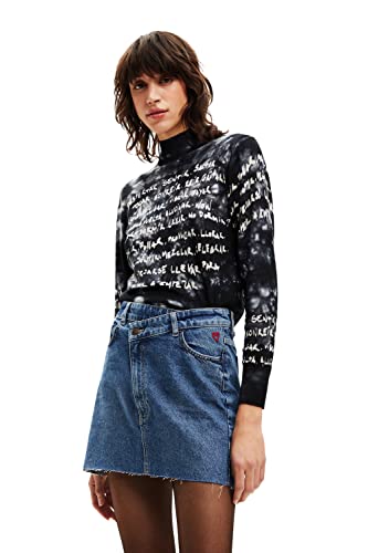 Desigual Sweter damski, czarny, S