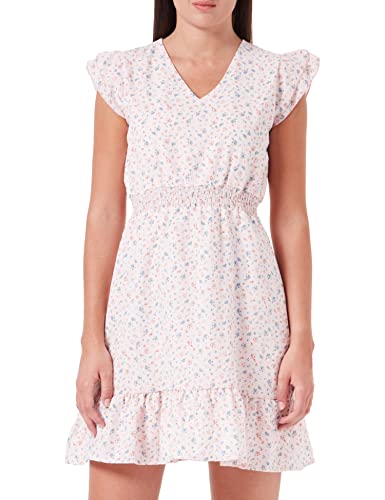 myMo Damska sukienka z nadrukiem w kratkę, różowa, S