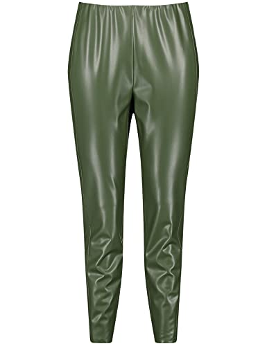 Samoon Damskie spodnie Lucy, zielone Pine Green, 54