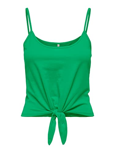 ONLY Kobiety ONLMAY S/L Short Knot Box JRS Top, Kelly Green, XS, zielony (Kelly Green), XS