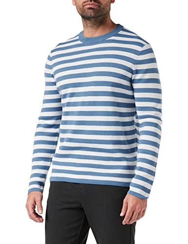 ESPRIT Collection Sweter męski, 420 / szary niebieski, M