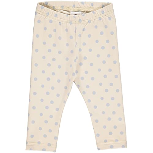 Müsli by Green Cotton Dziewczęce legginsy w kropki, Buttercream, 74 cm