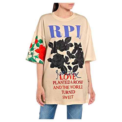 Replay Bluza damska W3306G, 611 Skin, XS, 611 Skin, XS