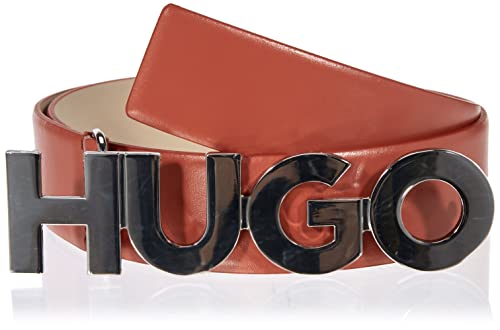HUGO Pasek damski, Dark Orange807, 80