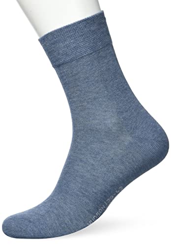 KUNERT Męskie skarpety Relax Cotton, dżinsy Mel, Regular