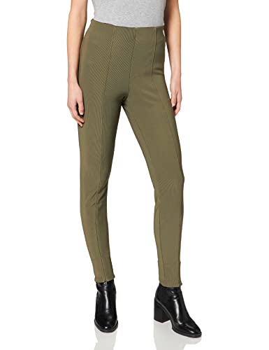 Noisy may Damskie legginsy Nmsallie Hw Front Detail, Dusty Olive, XS