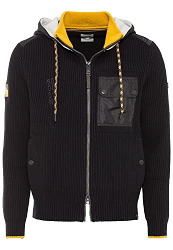 camel active Męska kurtka z dzianiny, asfaltowy, S