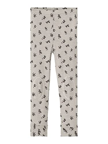 Bestseller A/S NMFWANG Wool Rib AOP XXIII legginsy, Moonbeam, 86, Moonbeam, 86 cm