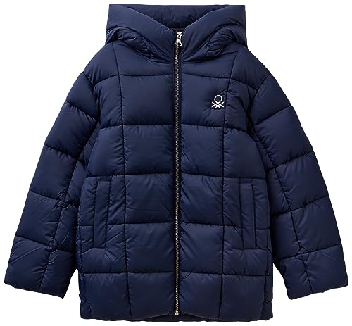 United Colors of Benetton Kurtka Dziewczynki i dziewczęta, Blu Scuro 252, L