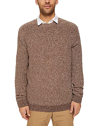ESPRIT Sweter męski, 210/brązowy, M