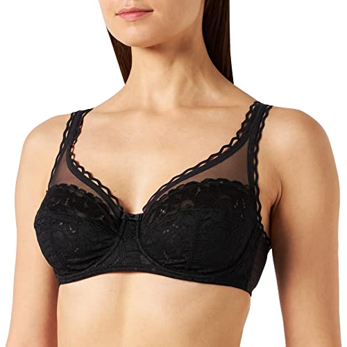 Playtex Damski biustonosz Soutien-Gorge Cœur Croisé Féminin Recyclé, czarny, 85B