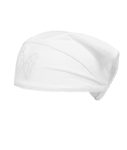 Döll Czapka dziewczęca chusta na głowę Jersey 1812289934, biała (Bright White 1000), 47, biały